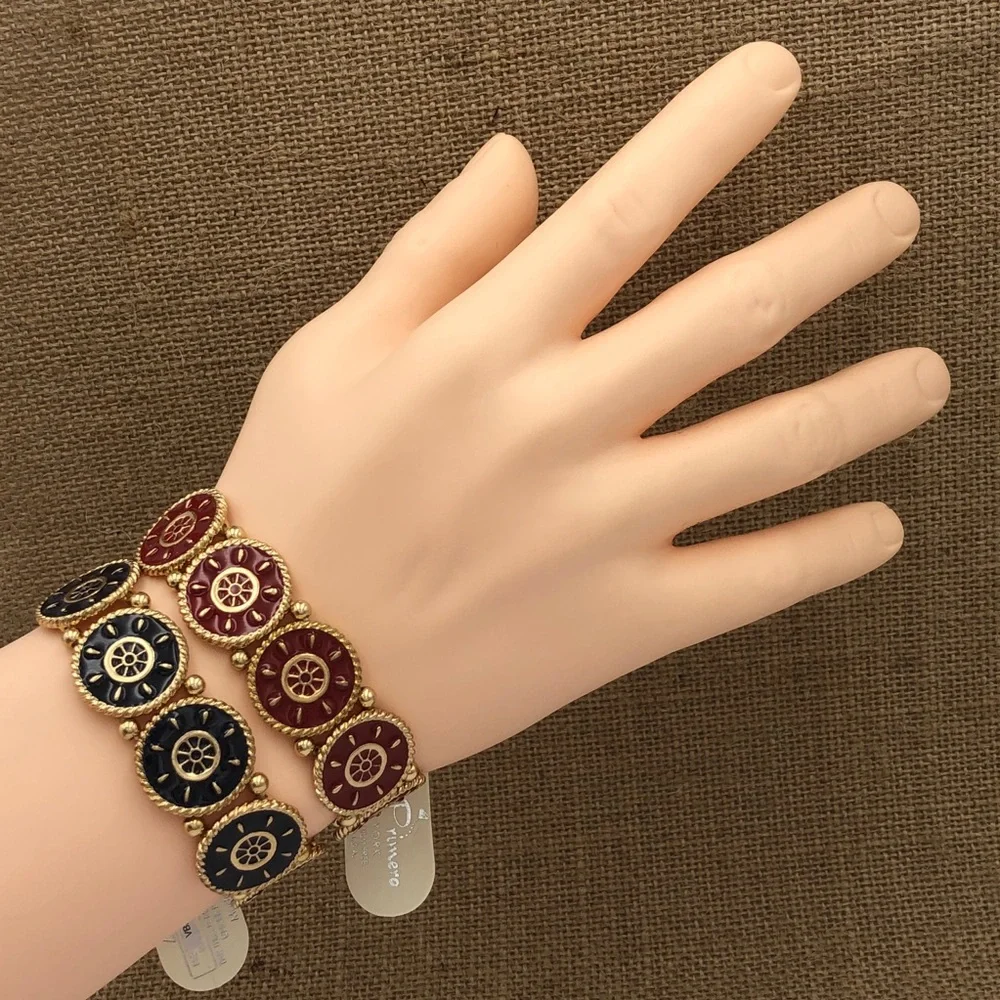 🌼Nautical Ship Wheel Stretch Bracelet